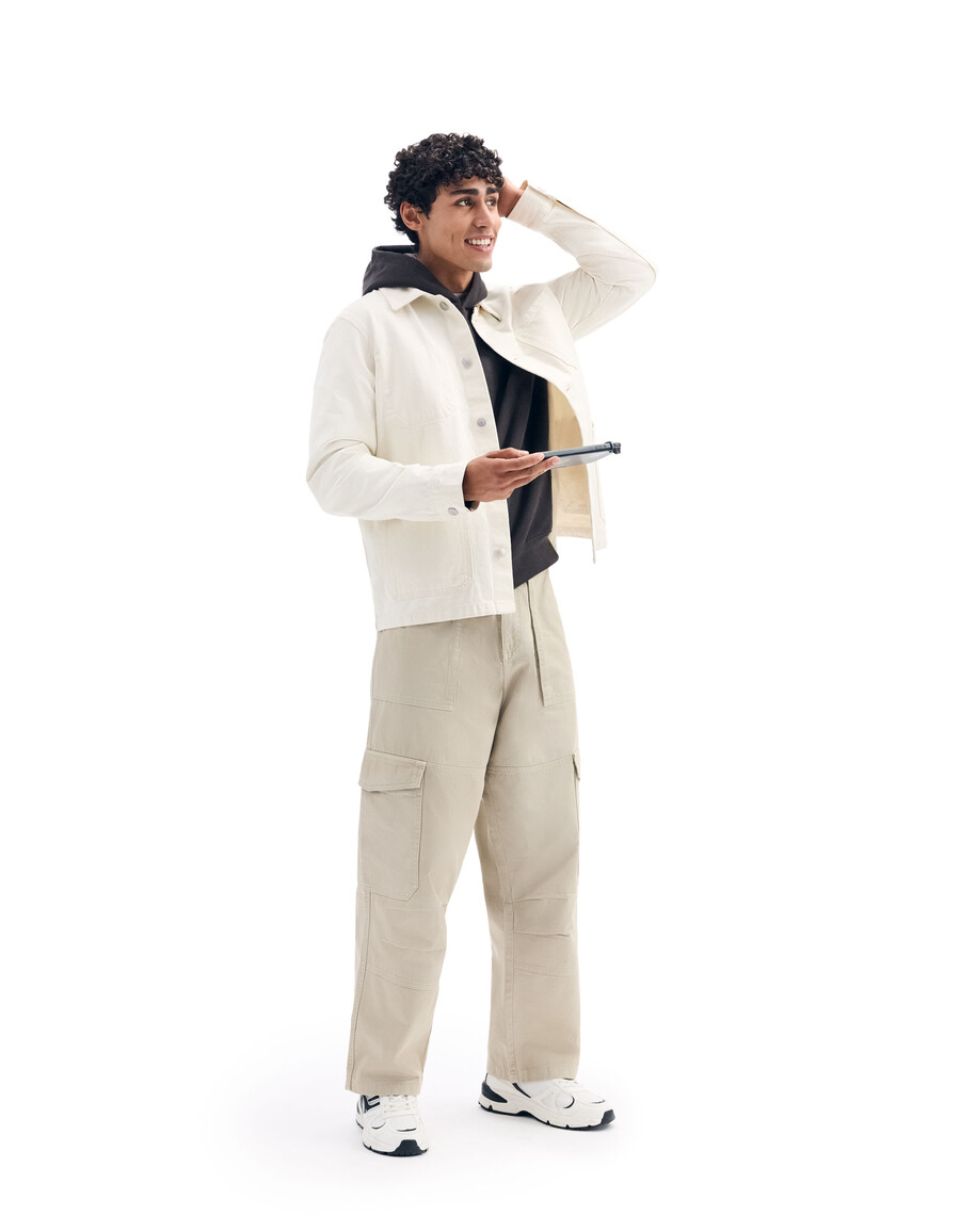 baggy cargo pants aus 100 baumwolle