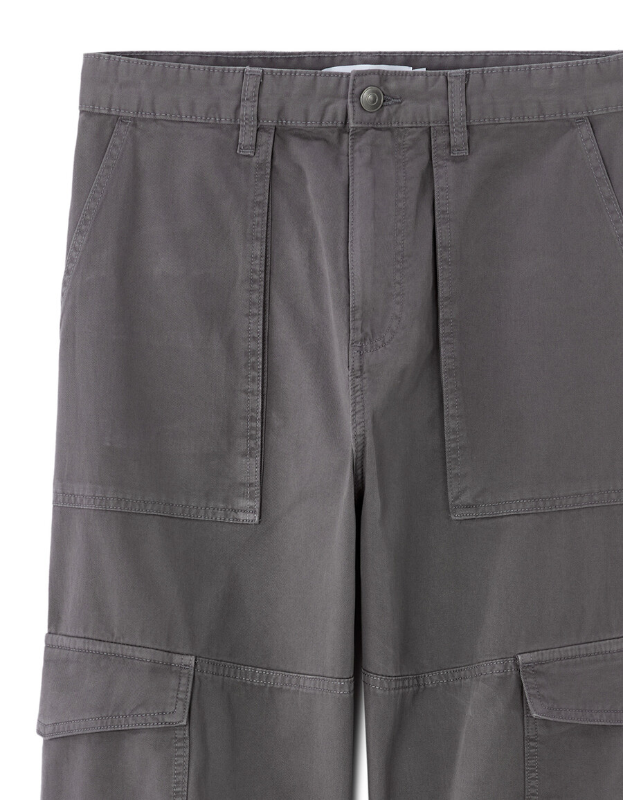 baggy cargo pants aus 100 baumwolle