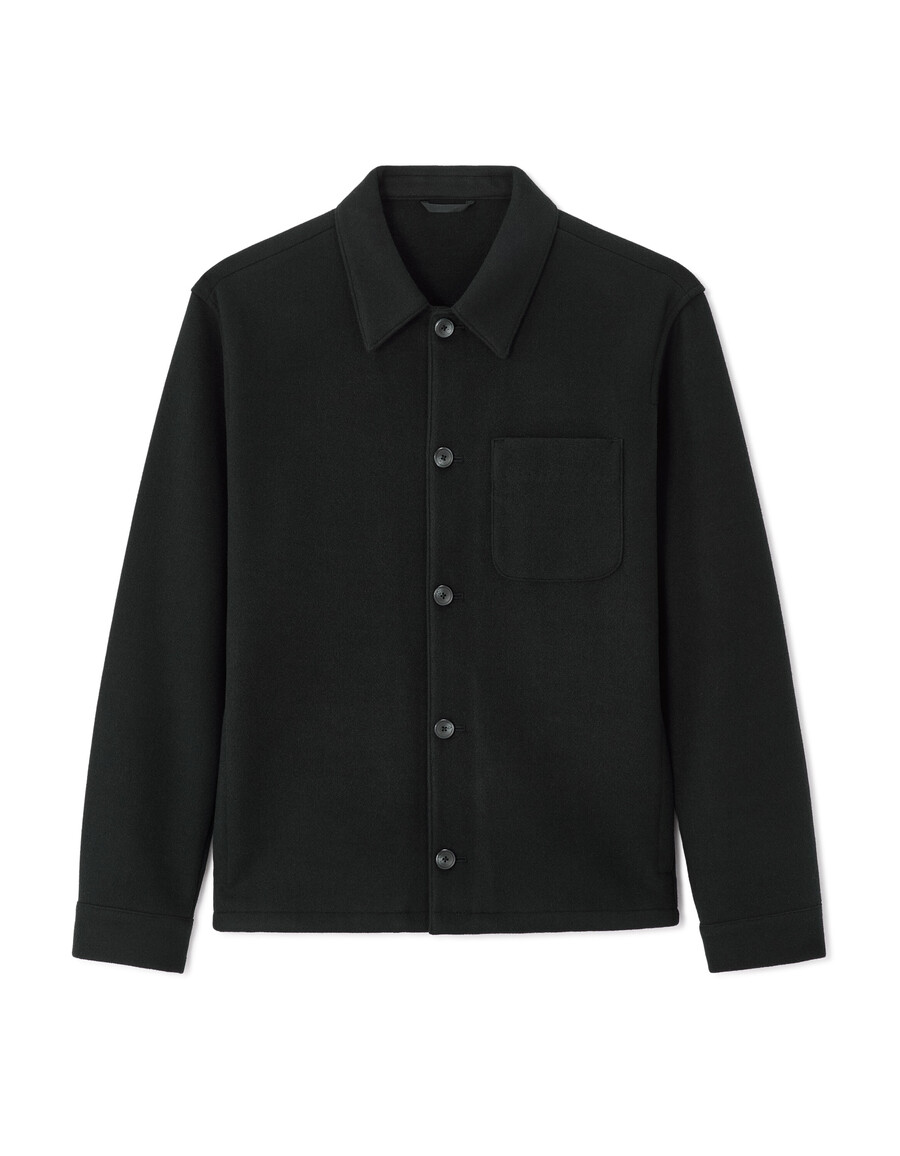 ungefütterte wollmischjacke von woolness