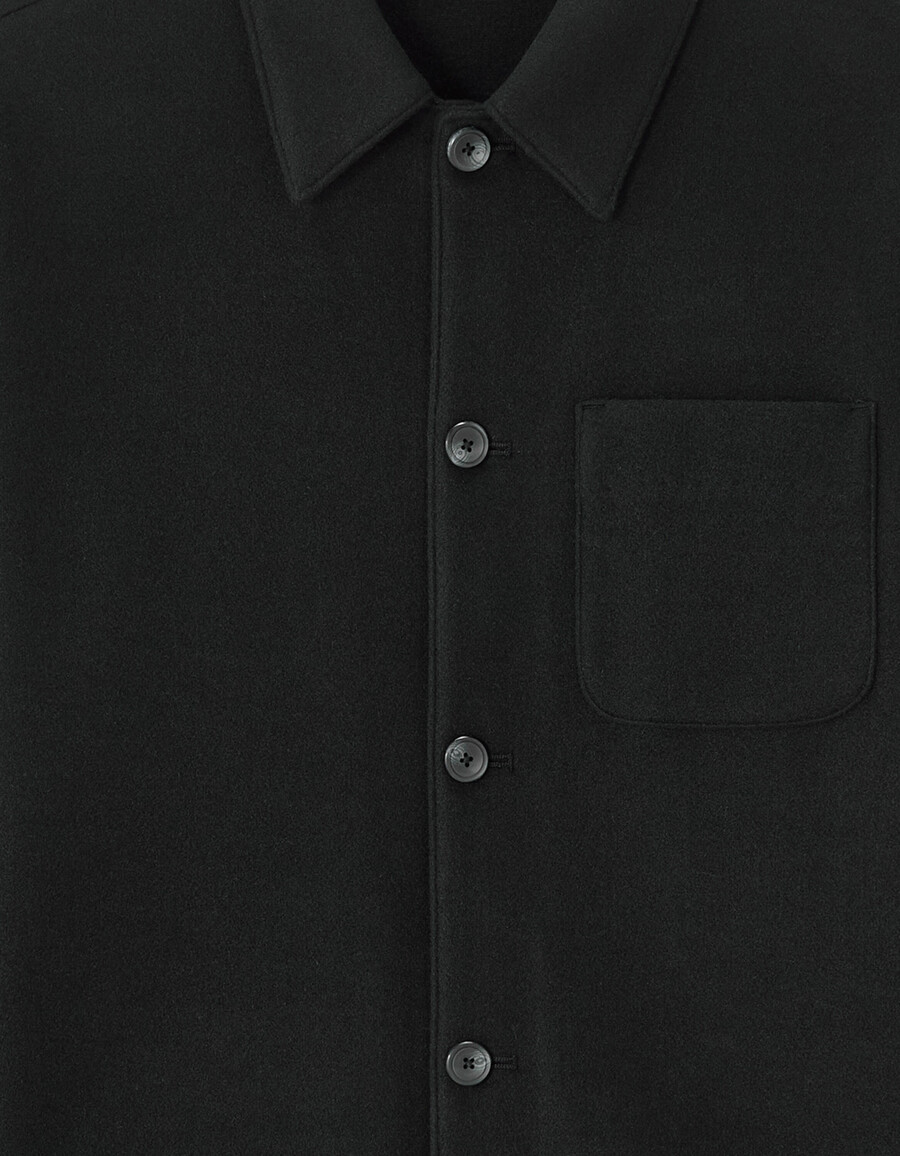 ungefütterte wollmischjacke von woolness