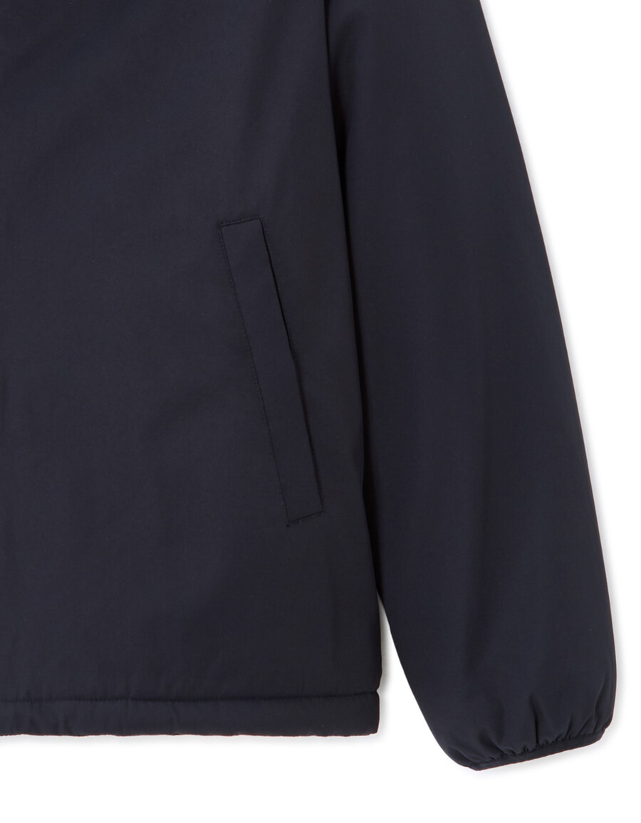 drycore jacke mit wasserabweisender sherpagefütterter kapuze