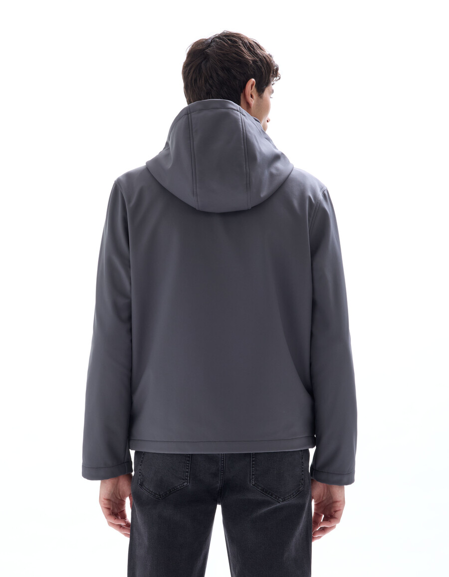 softshelljacke mit kapuze