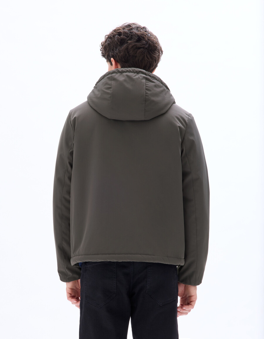 drycore jacke mit wasserabweisender sherpagefütterter kapuze