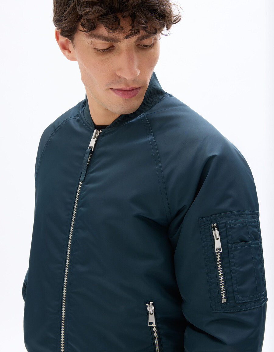gesteppte bomberjacke