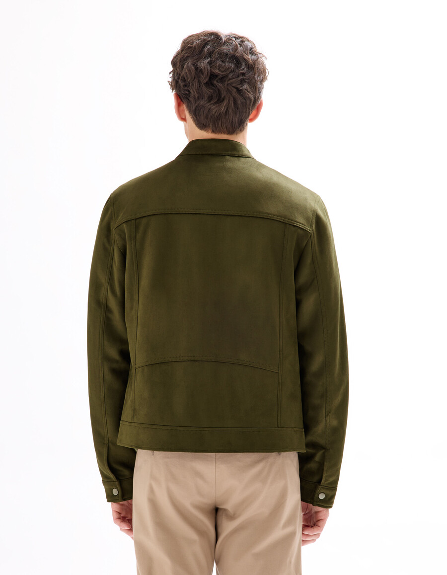 bikerjacke aus kunstwildleder