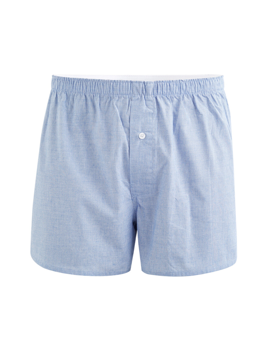 boxershorts aus 100 baumwolle mit kleinem karomuster