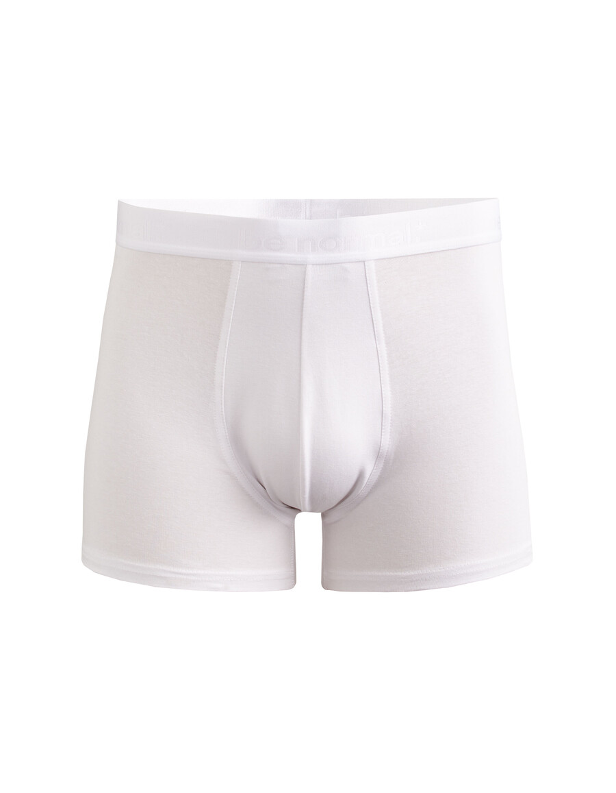 einfarbige boxershorts aus stretch-baumwolle