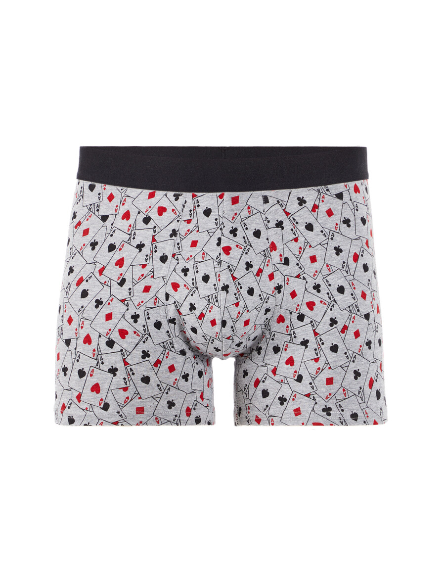 weihnachts-boxershorts-geschenkset für herren mit spielkarten