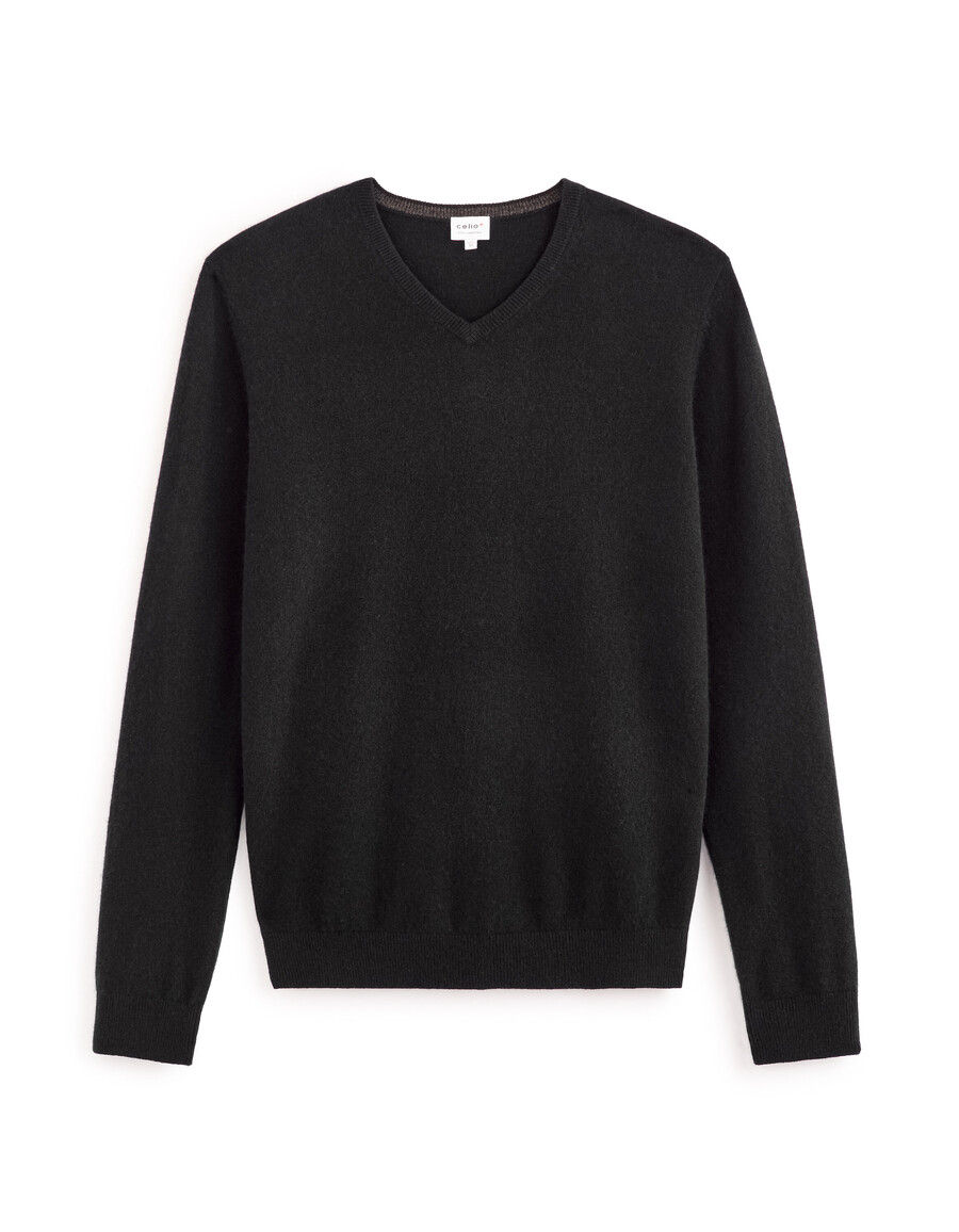 v-ausschnitt-pullover aus 100 kaschmir