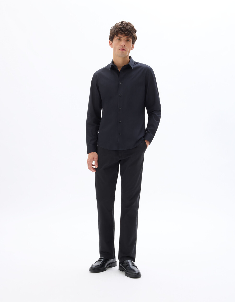 gerade geschnittene chino-hose aus stretch-baumwolle standardlänge