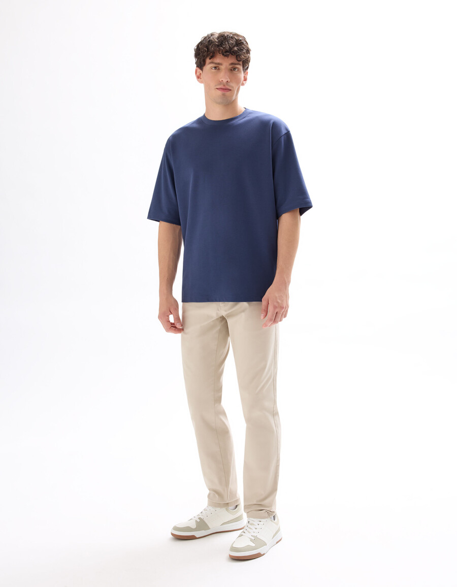 schmale chino-hose aus stretch-baumwolle standardlänge