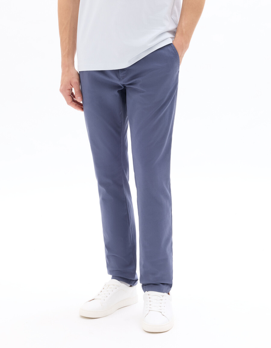 schmal geschnittene chino-hose aus stretch-baumwolle