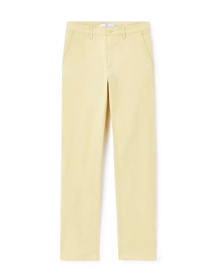 gerade geschnittene chino-hose aus stretch-baumwolle