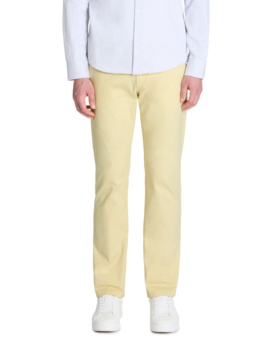 gerade geschnittene chino-hose aus stretch-baumwolle