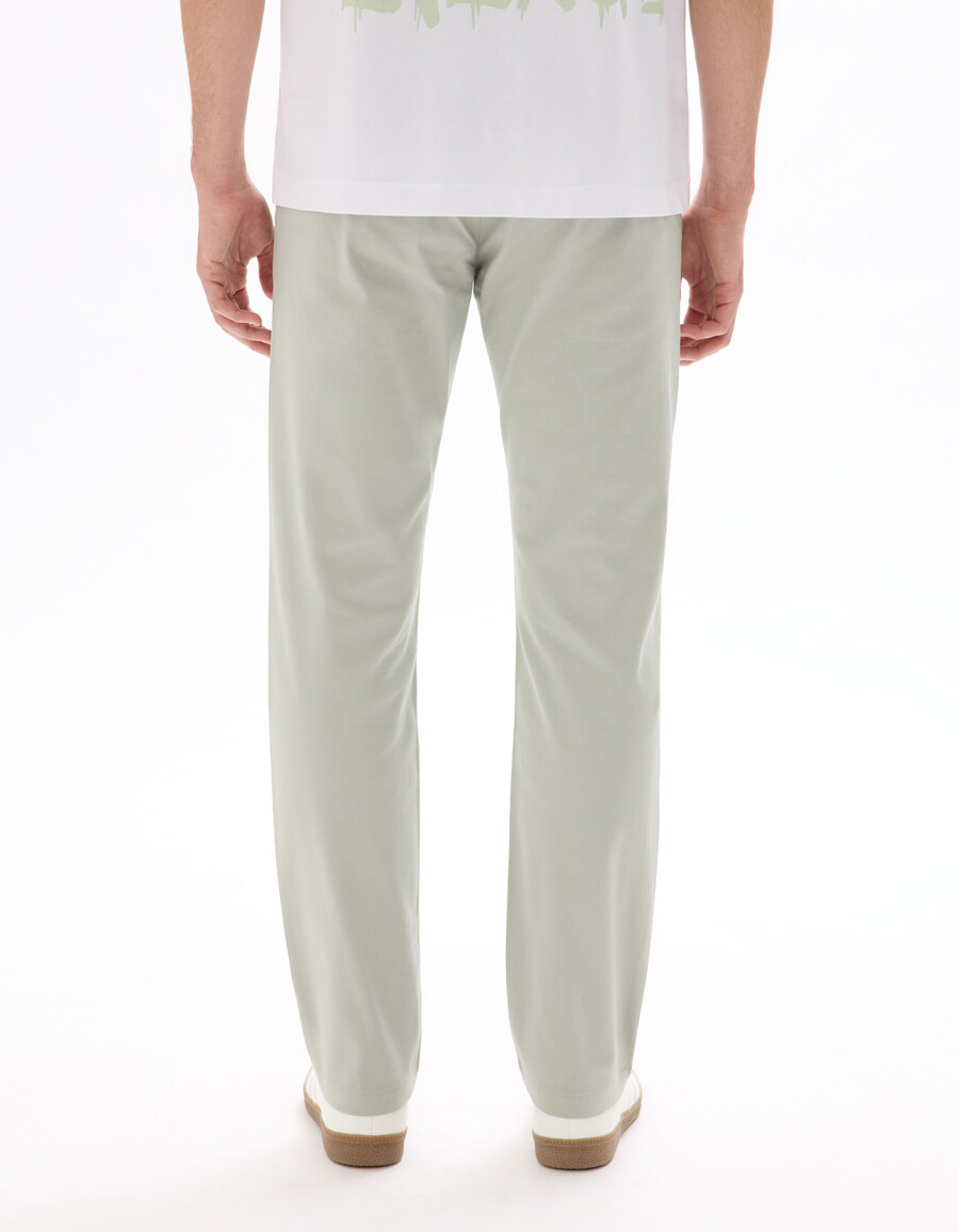 gerade geschnittene chino-hose aus stretch-baumwolle