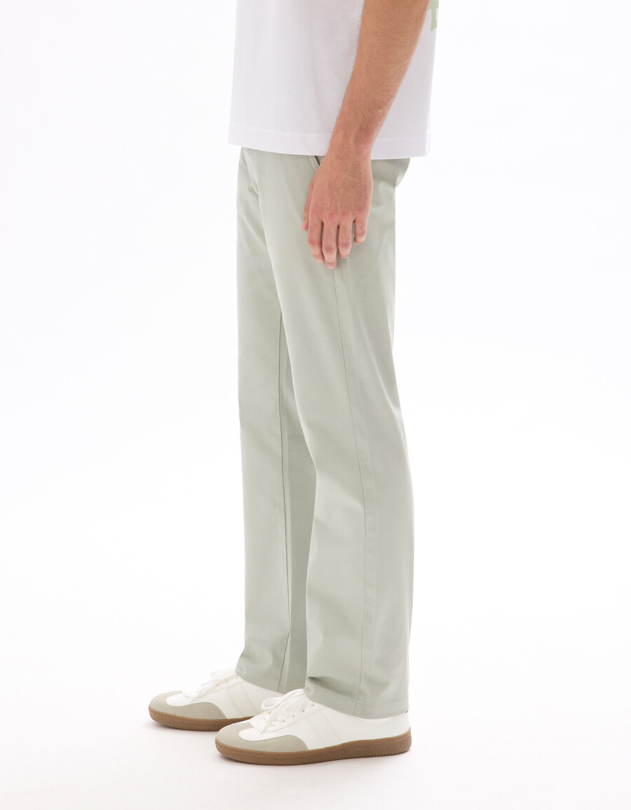 gerade geschnittene chino-hose aus stretch-baumwolle