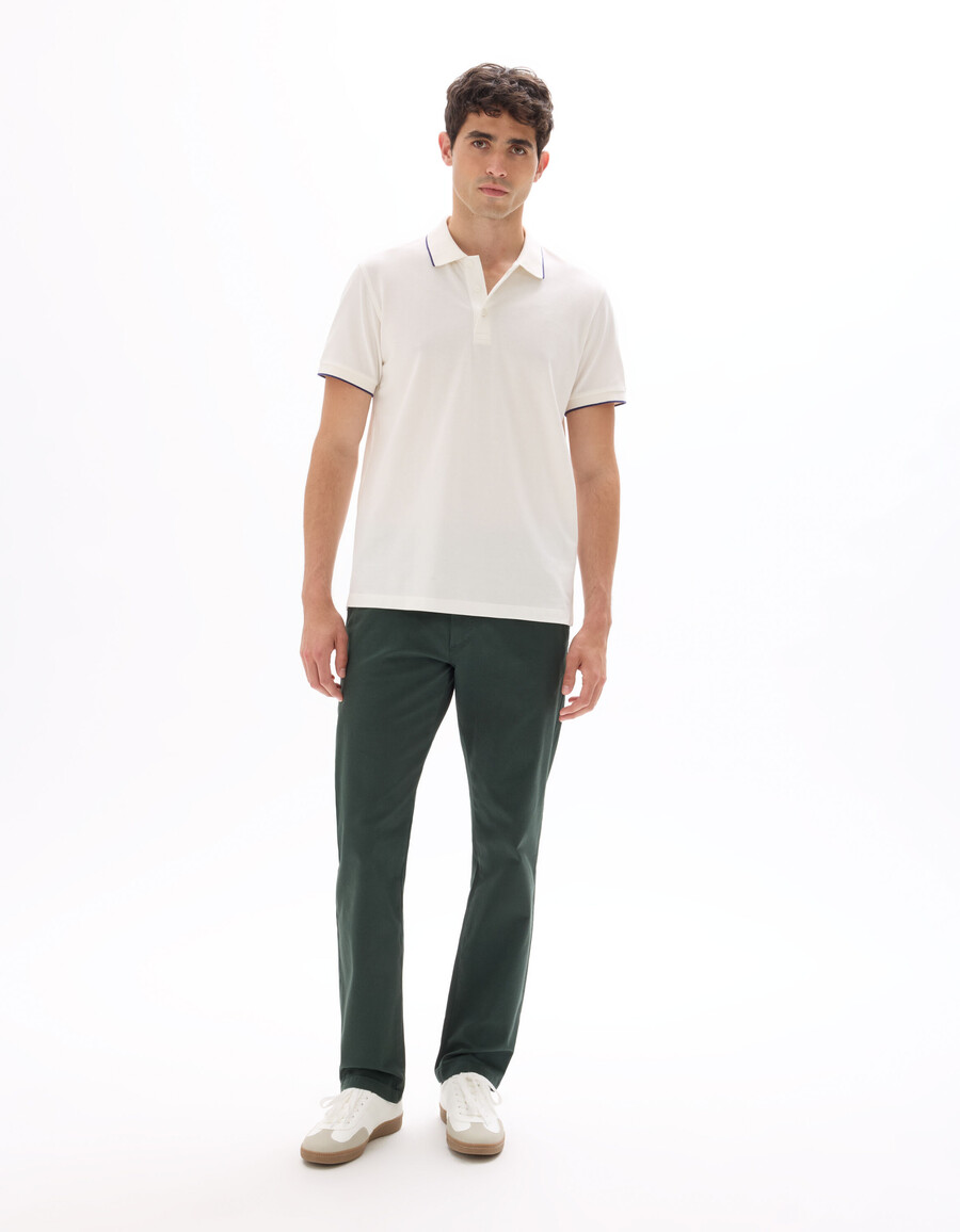 gerade geschnittene chino-hose aus stretch-baumwolle
