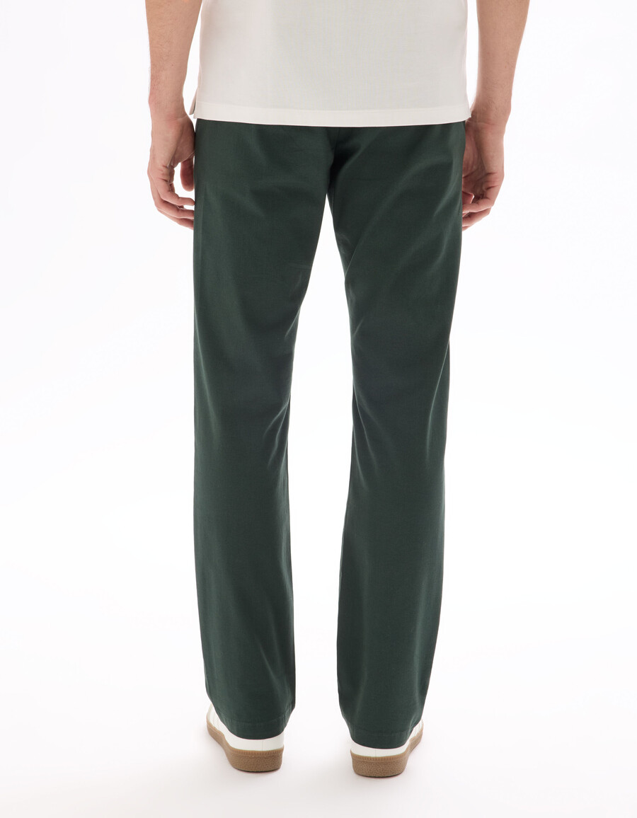 gerade geschnittene chino-hose aus stretch-baumwolle