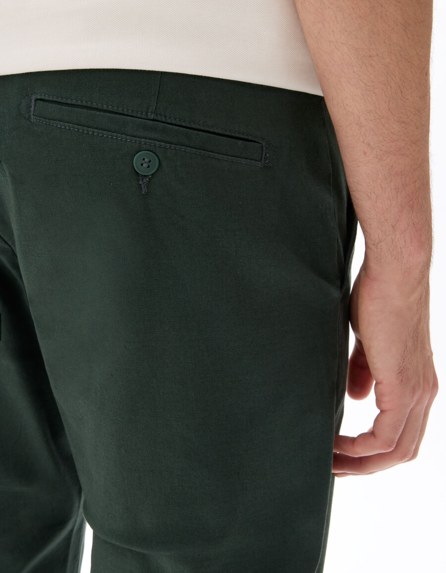 gerade geschnittene chino-hose aus stretch-baumwolle