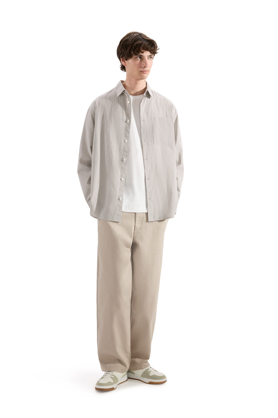 baggy chino-hose 100 baumwolle