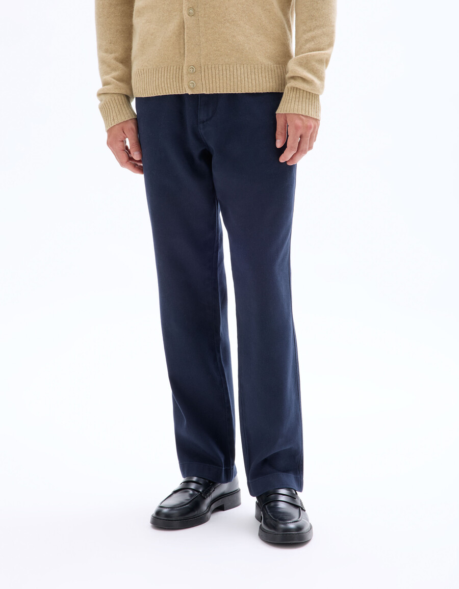 lockere chino-hose aus baumwoll-lyocell
