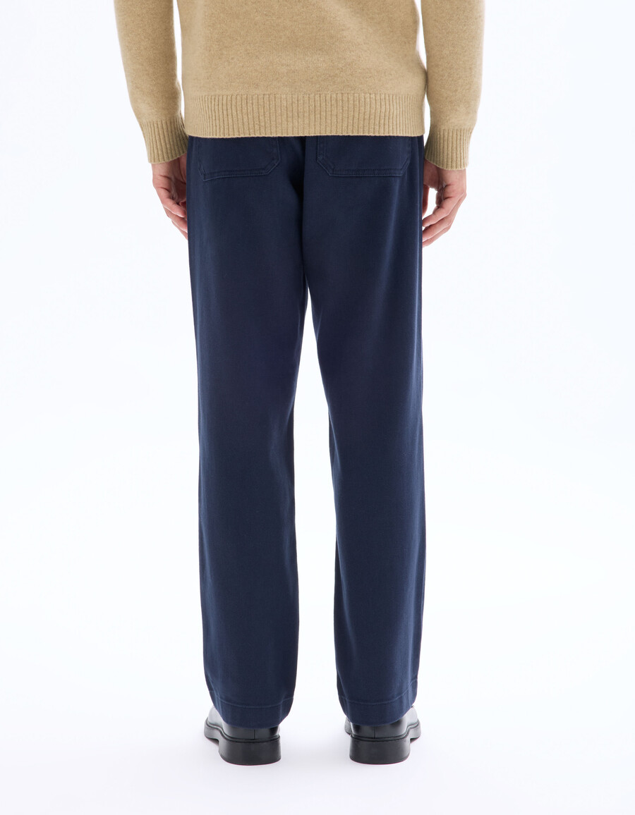 lockere chino-hose aus baumwoll-lyocell