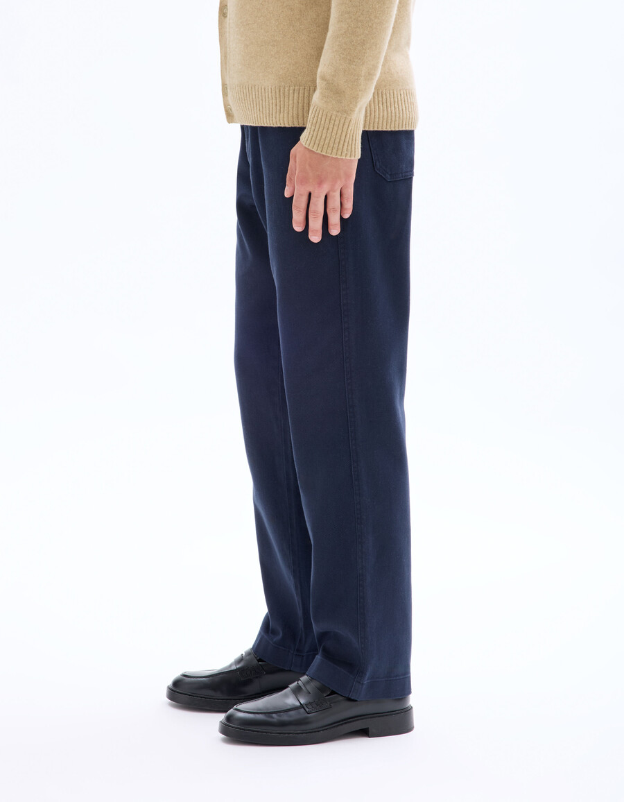 lockere chino-hose aus baumwoll-lyocell