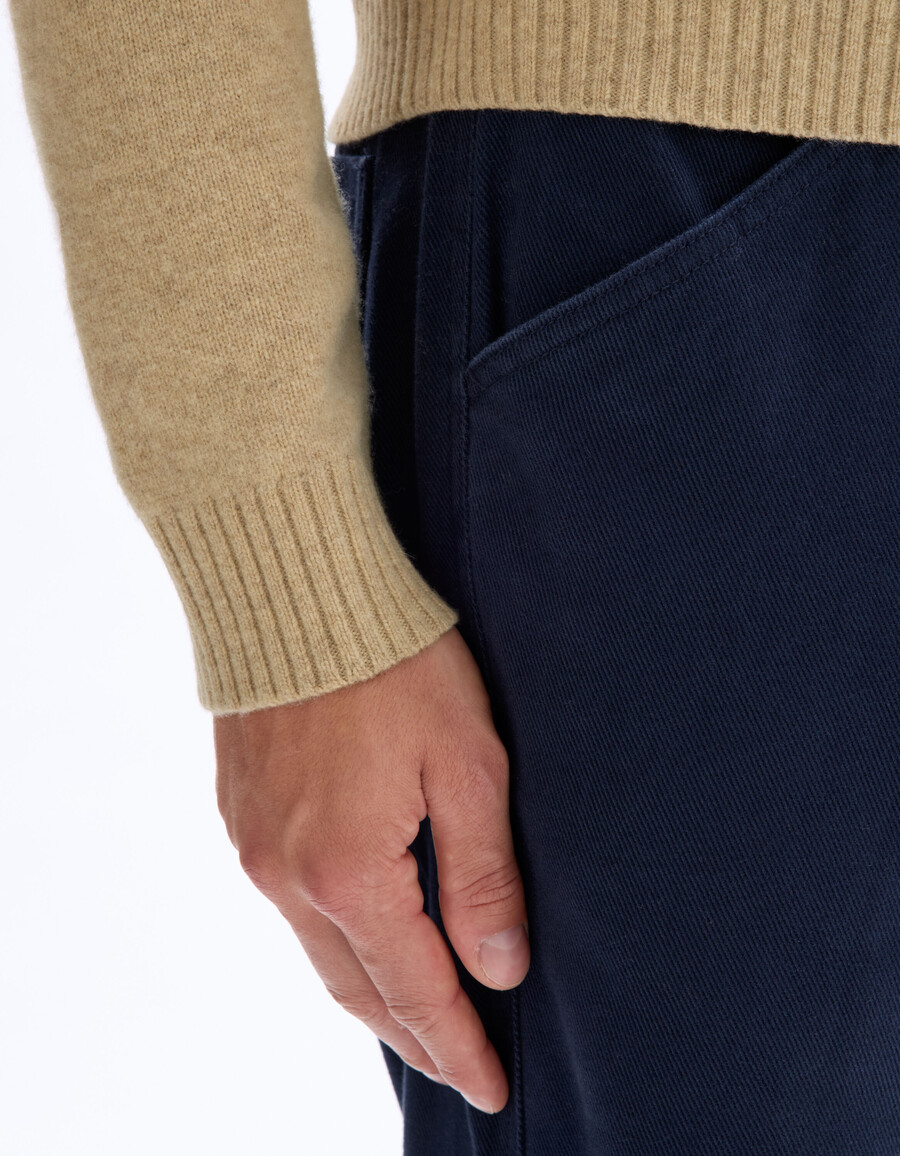 lockere chino-hose aus baumwoll-lyocell