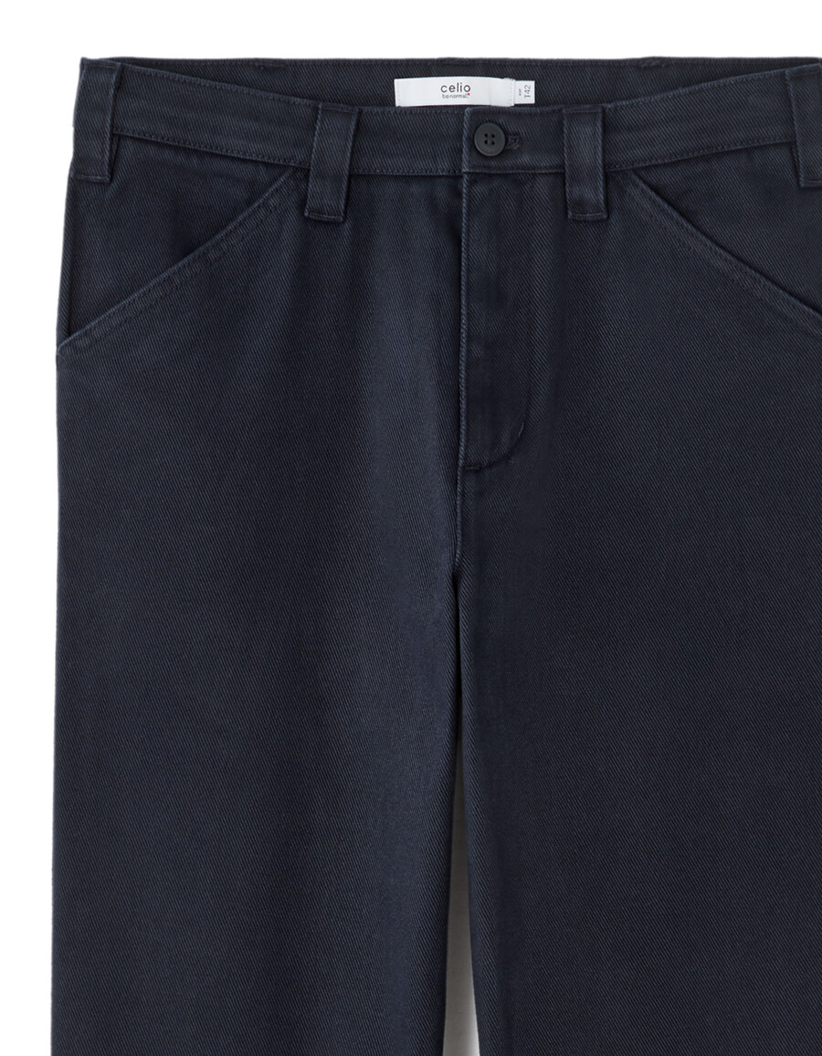 lockere chino-hose aus baumwoll-lyocell