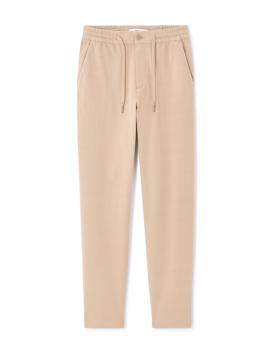 schmal geschnittene strickchinos