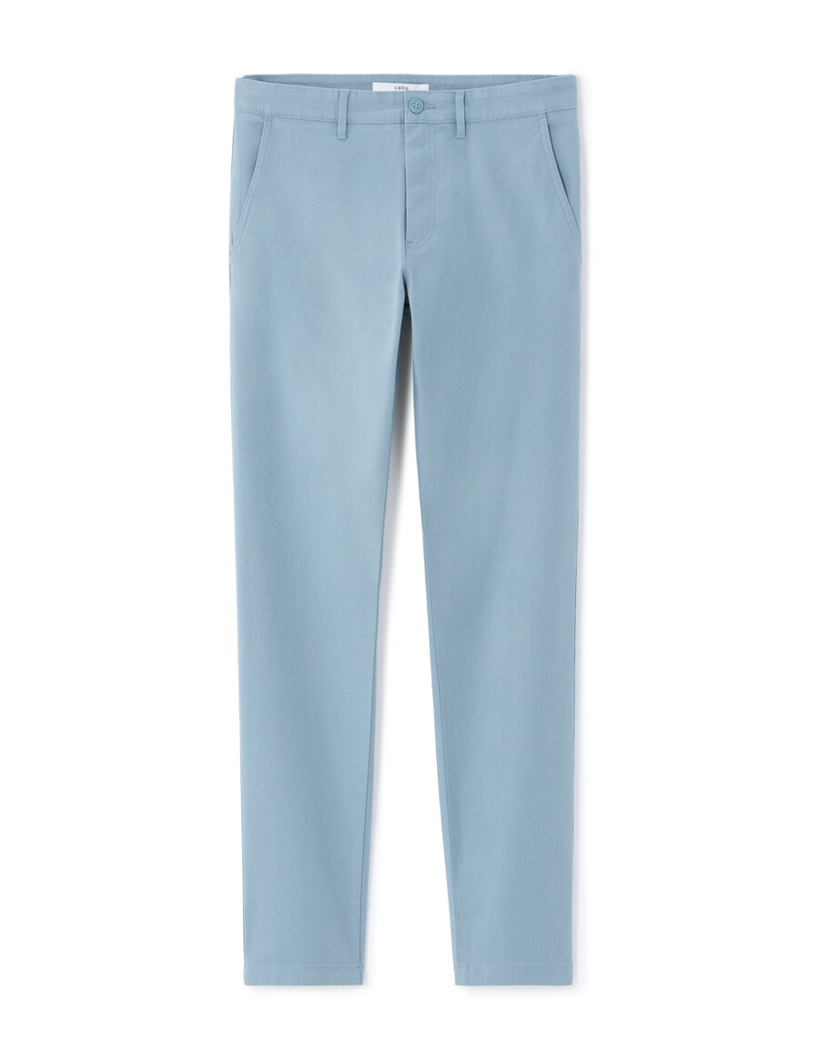 schmal geschnittene chino-hose aus stretch-baumwolle