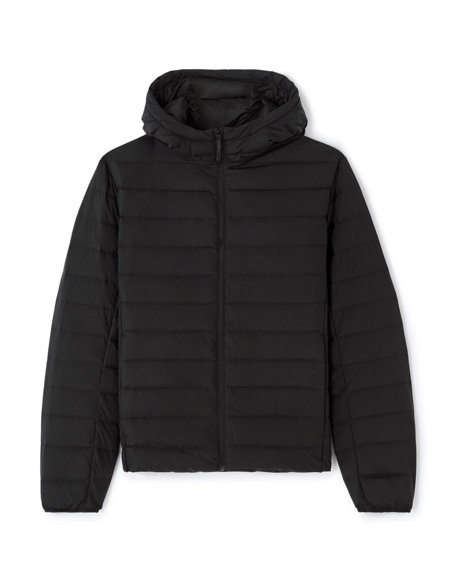 downwarm light daunenjacke mit kapuze