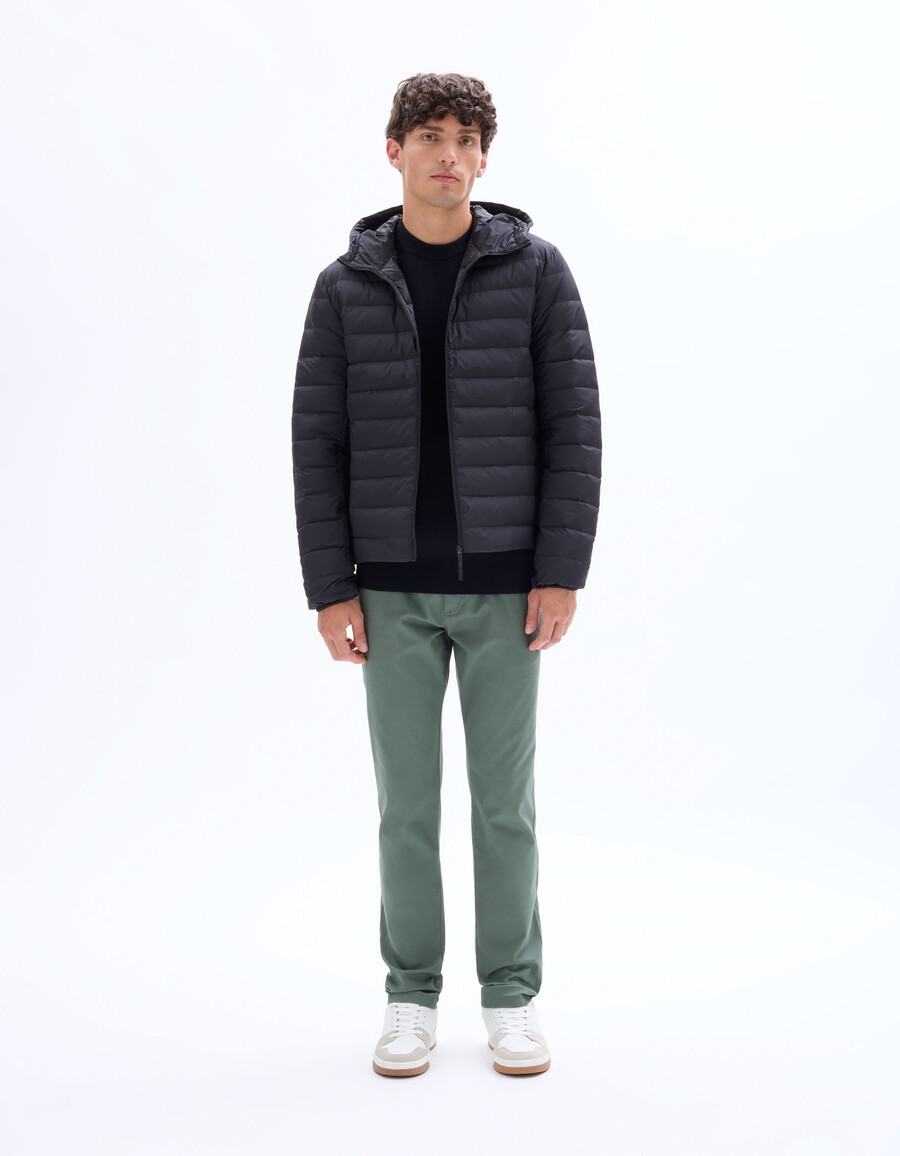 downwarm light daunenjacke mit kapuze