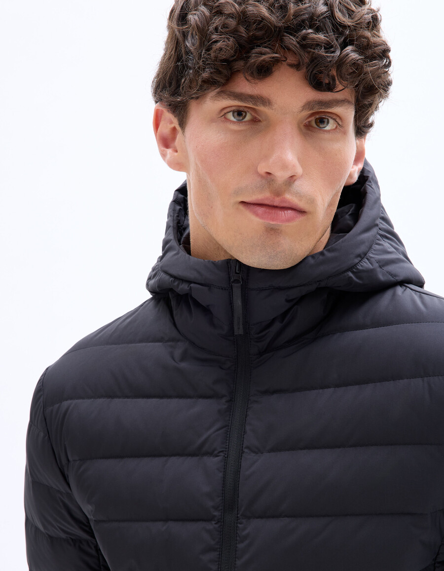 downwarm light daunenjacke mit kapuze