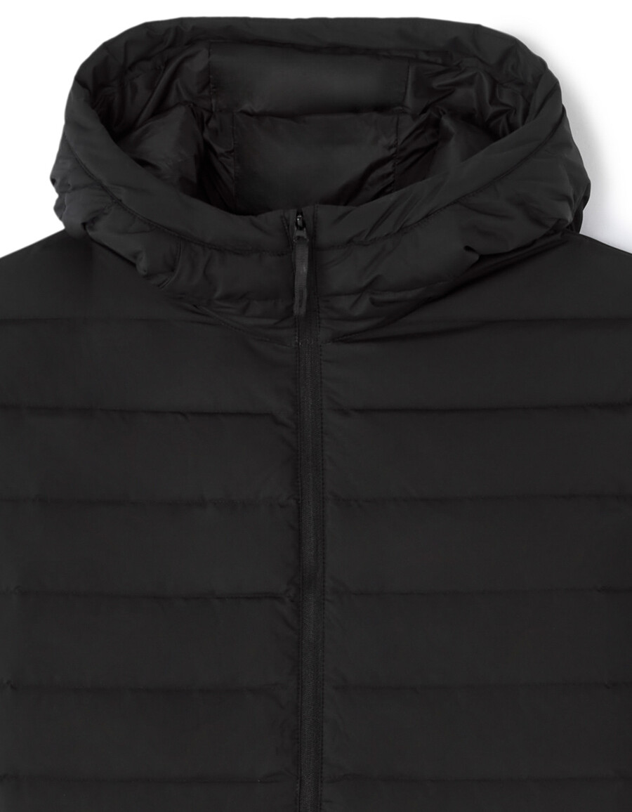 downwarm light daunenjacke mit kapuze