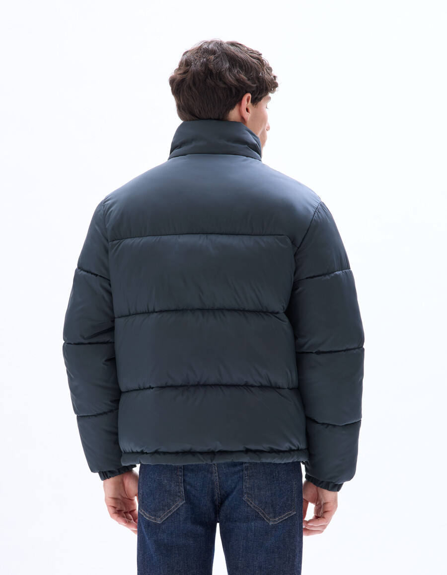 airwarm warme steppjacke mit hohem kragen