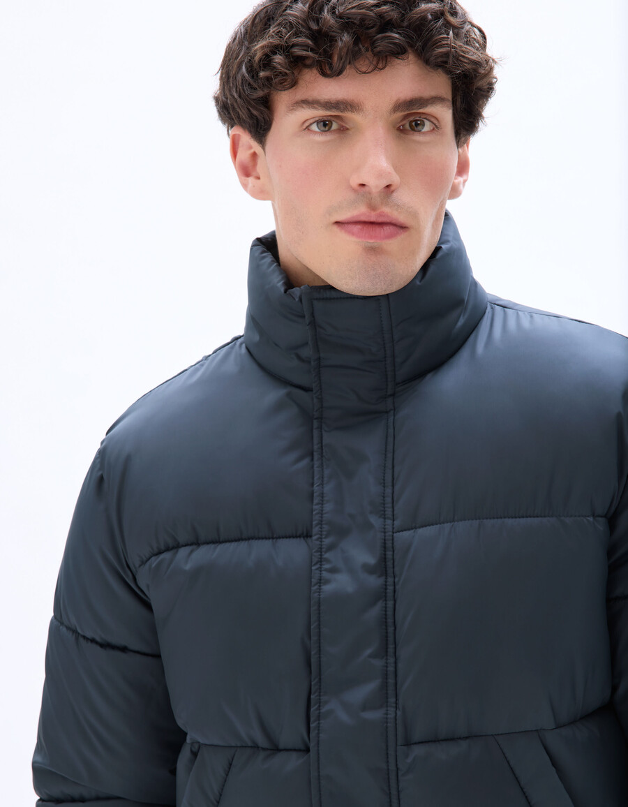 airwarm warme steppjacke mit hohem kragen