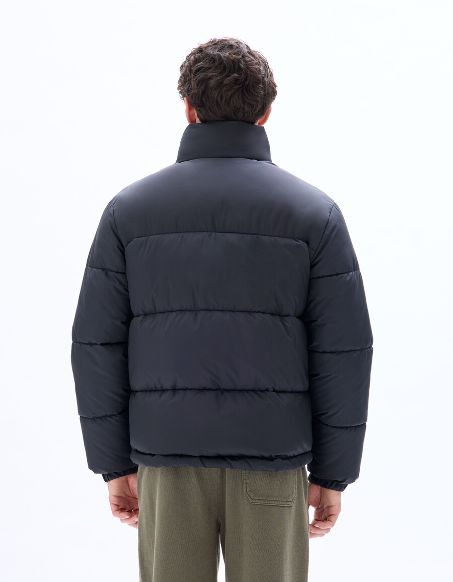 airwarm warme steppjacke mit hohem kragen