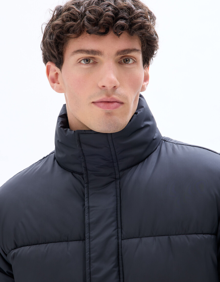 airwarm warme steppjacke mit hohem kragen