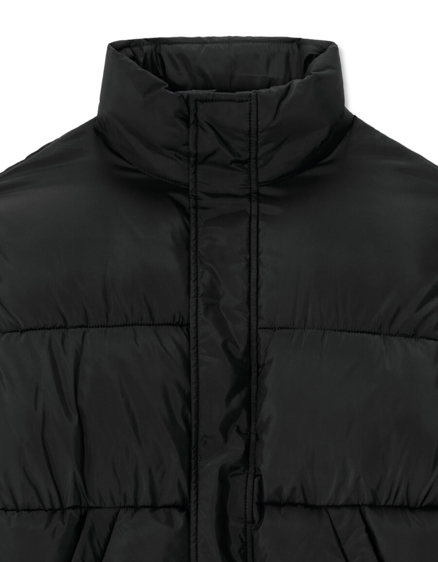 airwarm warme steppjacke mit hohem kragen