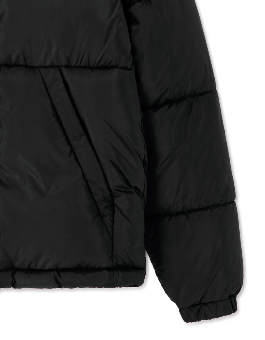 airwarm warme steppjacke mit hohem kragen