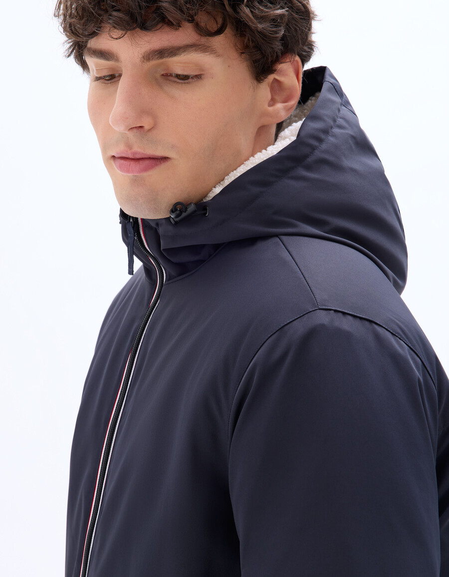 drycore parka mit wasserabweisender sherpagefütterter kapuze