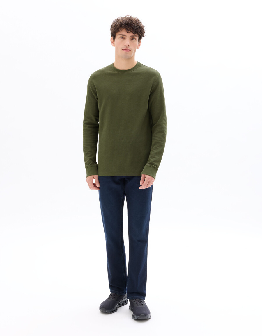 jeans c.35 gerader stretch-strickstoff 3 längen