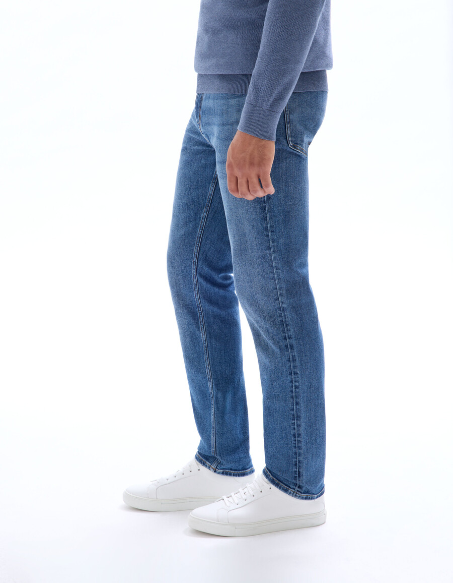 jeans c.15 gerade geschnitten stretch-baumwolle 3 längen