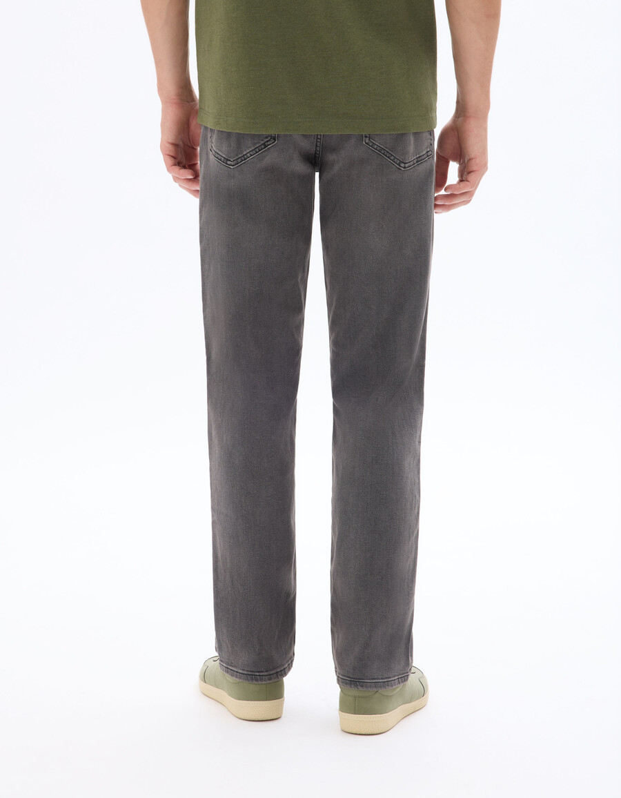 gerade geschnittene stretch-baumwolljeans