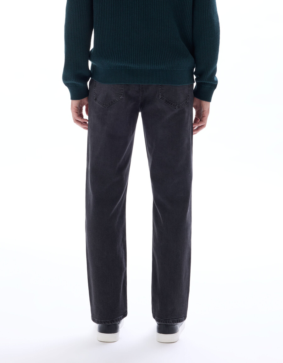 gerade geschnittene stretch-baumwolljeans