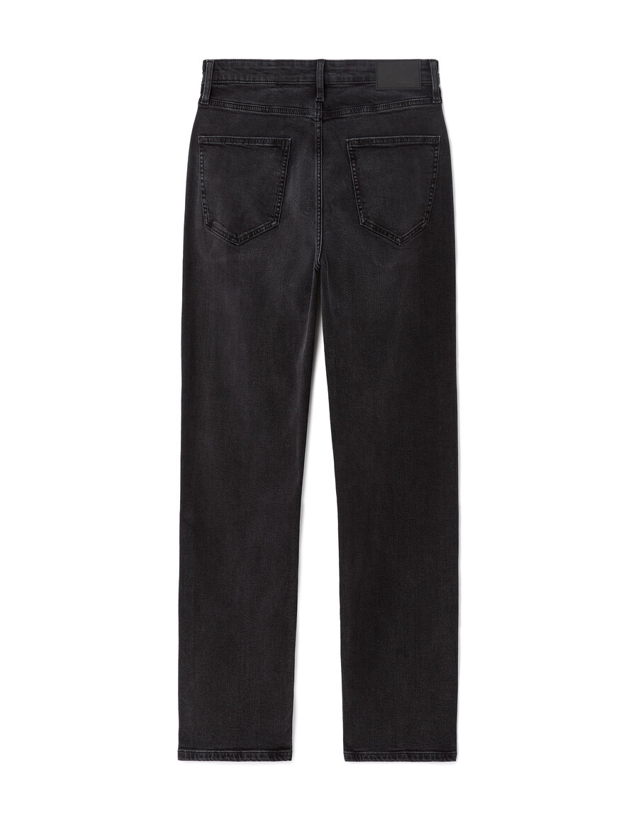 gerade geschnittene stretch-baumwolljeans