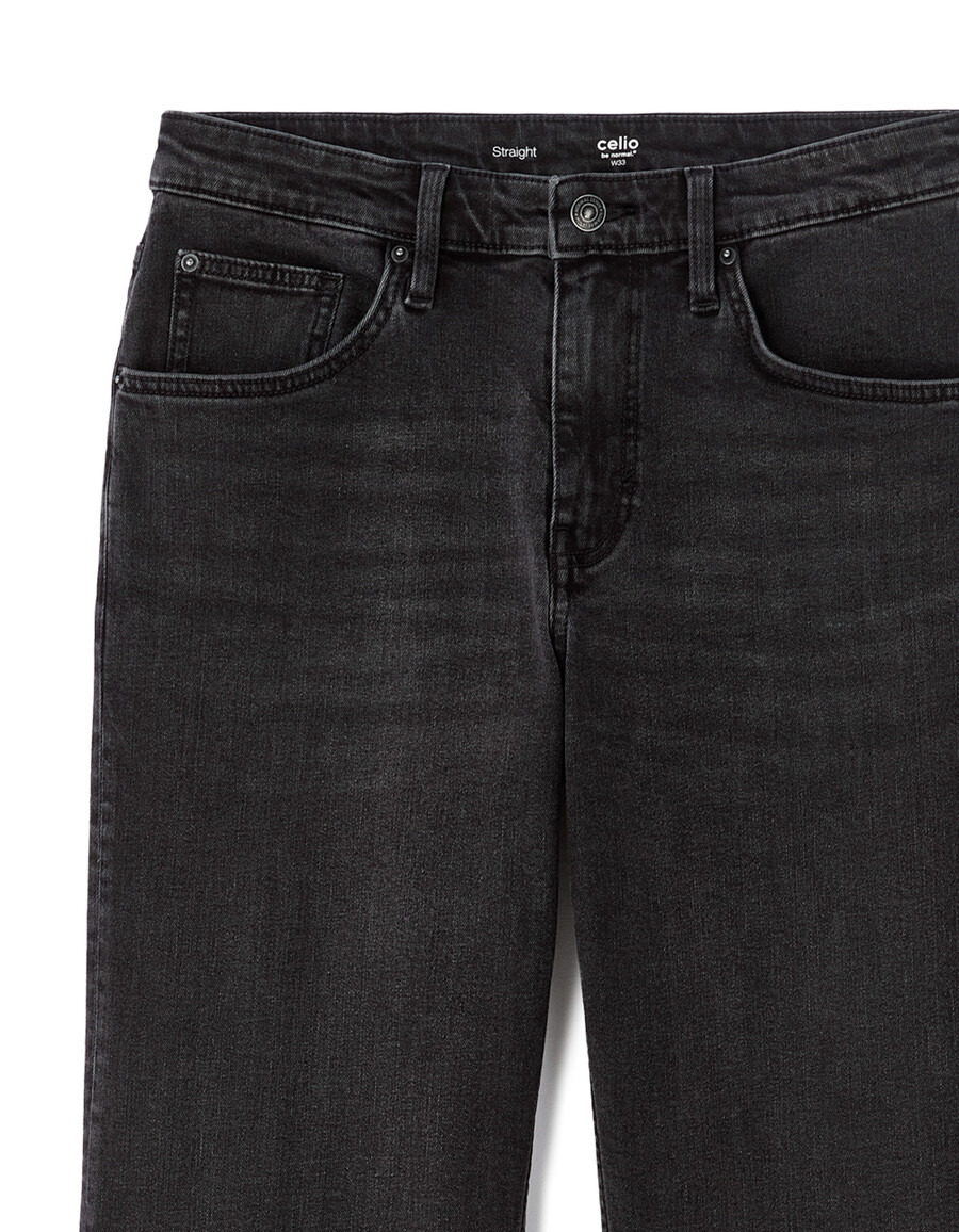gerade geschnittene stretch-baumwolljeans