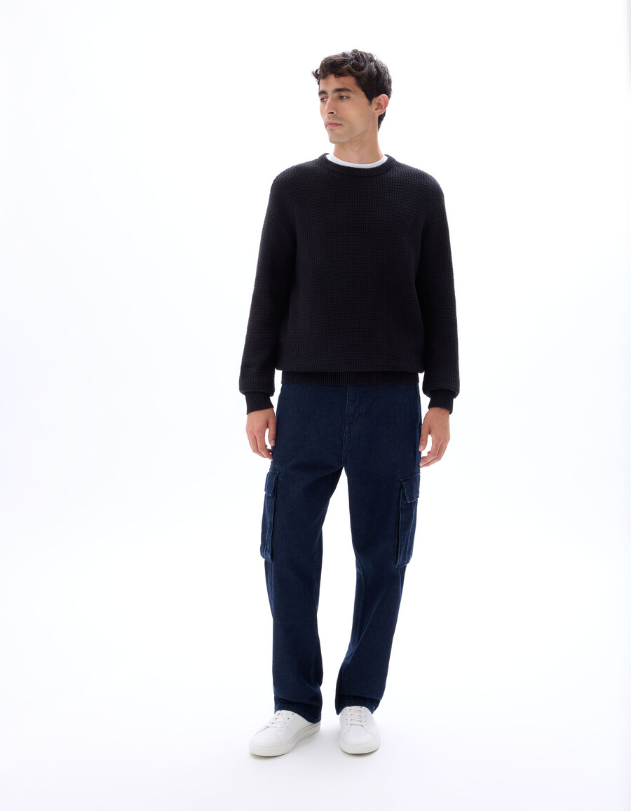 cargo-jeans aus 100 baumwolle