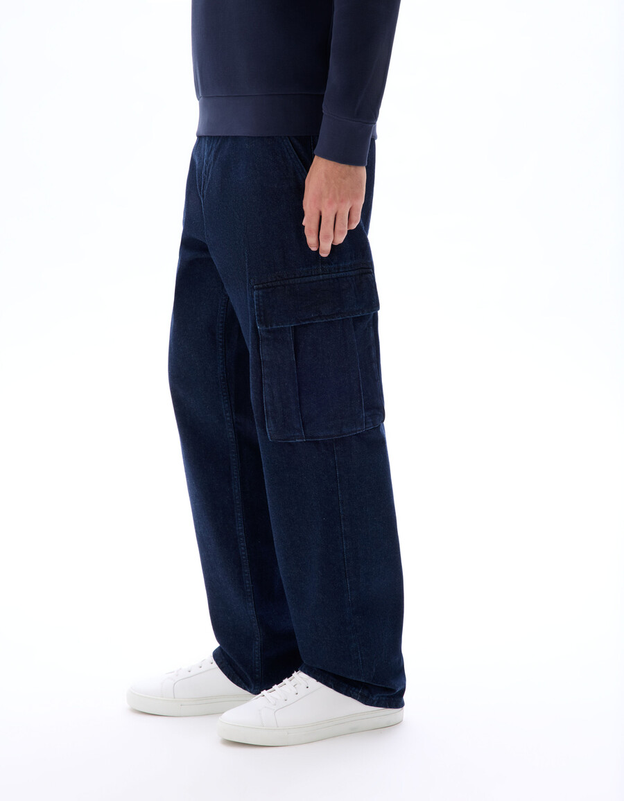 cargo-jeans aus 100 baumwolle